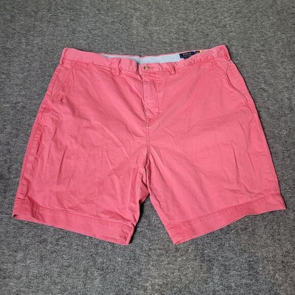 Polo Ralph Lauren Short Men’s Size 42 Red Chino Classic Fit Pony On Back Pocket - Picture 1 of 10
